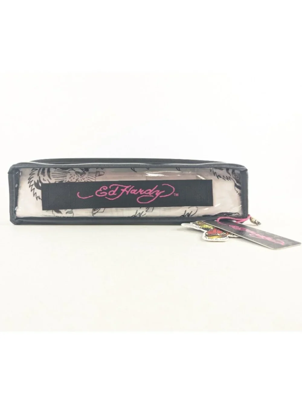 Ed Hardy King Sheet Set 6-Piece w/ 4 Pillowcases White Black Rose Skull - NEW